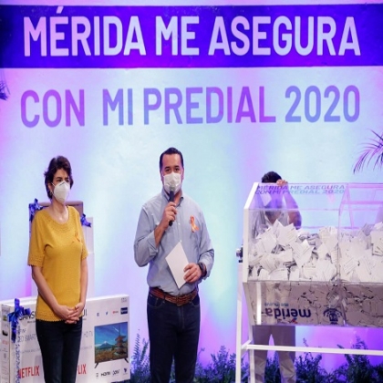 El alcalde Renán Barrera Concha agradece el compromiso de la ciudadanía que cumple con el pago de su impuesto predial