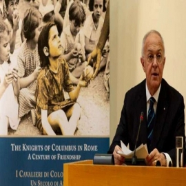 Caballeros de Colón celebran 100 años de caridad en Roma