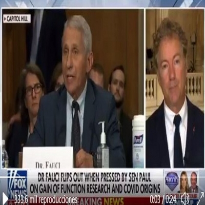 El relato del virus se puede venir ya abajo en EEUU: Piden investigación criminal para Fauci