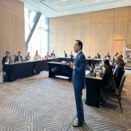 Expone el Gobernador Mauricio Vila Dosal ventajas de invertir en Yucatán ante empresarios inmobiliarios