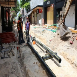 Playa del Carmen: Aprovechan introducir proyecto de gas natural en la Quinta Avenida
