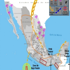 Clima hoy para Cancún y Quintana Roo 2 de julio de 2020