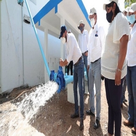 Con el apoyo del Gobierno del Estado, habitantes de Celestún cuentan con un mejor servicio de agua potable