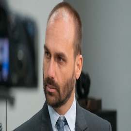 Eduardo Bolsonaro se reunió con Trump en Nueva York