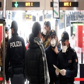 Italia declara todo su territorio como 'zona roja', ordena evitar todos los desplazamientos y las concentraciones por el coronavirus