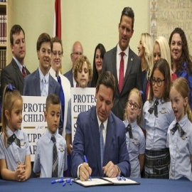 Solo los géneros biológicos serían enseñados en escuelas de Florida con nueva ley