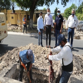 Acciones de limpieza en calles, rejillas y desazolve de pozos en la zona rural del municipio