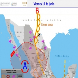 Clima hoy para Cancún y Quintana Roo 19 de junio de 2020