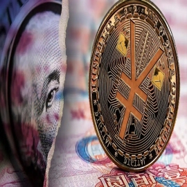 El yuan es el rey de la desdolarización para los bancos, aunque bitcoin es mejor dinero