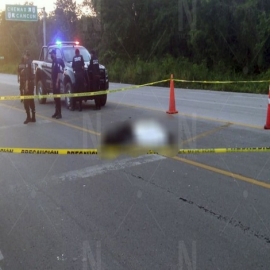 Yucatán: Campesino muere atropellado por auto "fantasma" en la Valladolid-Chemax