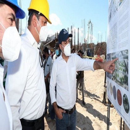 Mauricio Vila supervisa obras del programa de mejoramiento urbano 2020 en Progreso
