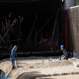 Avanzan las reparaciones en el distribuidor vial