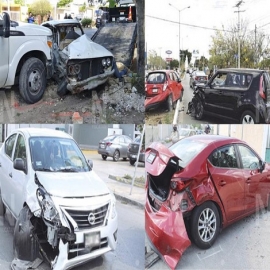 Vive Yucatán una jornada de aparatosos accidentes