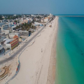 Playas de Progreso reciben distintivo Blue Flag