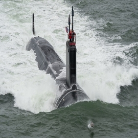 El momento exacto en que un submarino de EE.UU. lanza misiles Tomahawk contra Siria