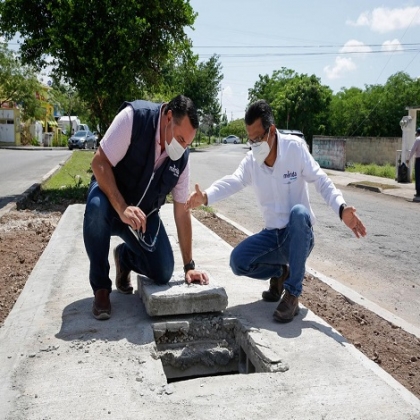 El apoyo ciudadano permite el avance de las obras municipales para construir una Mérida de 10, indica el alcalde Renán Barrera