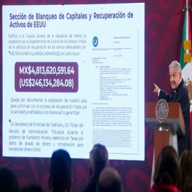 AMLO informó que EEUU devolverá a México 246 mdd confiscado a ex funcionario de Humberto Moreira