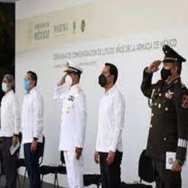 Encabeza el Gobernador Mauricio Vila Dosal la ceremonia conmemorativa de los 200 años de la Armada de México