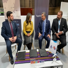El Alcalde Alejandro Ruz firmó una carta de intención con Tag Airlines para incrementar las estrategias de promoción entre Mérida y Guatemala.