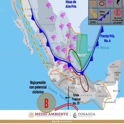 Clima hoy para Cancún y Quintana Roo 28 de septiembre de 2020