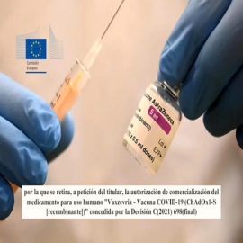 La Comisión Europea suspende la comercialización de la vacuna AstraZeneca
