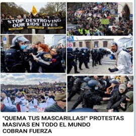 A los ciudadanos europeos se les agota la paciencia y estallan contra los gobiernos por la dictadura que pretenden imponer con la excusa del virus