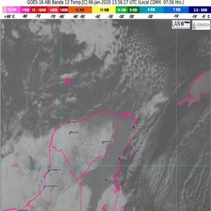 Se viene la llovizna en varias zonas de Quintana Roo