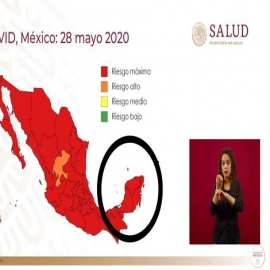 Yucatán inicia el semáforo federal con semáforo en ROJO