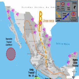 Clima hoy para Cancún y Quintana Roo 1 de julio de 2020