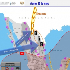 Clima hoy para Cancún y Quintana Roo 15 de mayo de 2020