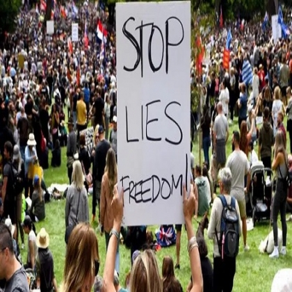▶ | Decenas de miles marchan por la libertad en toda Australia