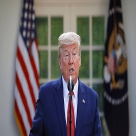 Trump: "Si EE.UU. logra contener el número de fallecidos por el covid-19 en 200.000, será un muy buen trabajo"
