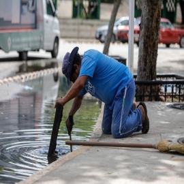 El Ayuntamiento supervisa el correcto funcionamiento de los sistemas pluviales del Municipio.