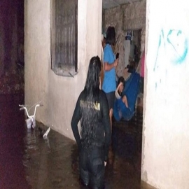 Las Américas se está inundando de nuevo / Reportan inundaciones fuertes en Motul: autoridad municipal desaloja a vecinos afectados por inundaciones