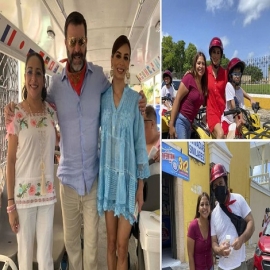 Biby Gaytán y Eduardo Capetillo disfrutan de Mérida, Izamal y Chichén Itzá